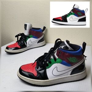 Women's Nike Air Jordan 1 Mid SE Multicolor Sneakers Size 7.5 DB5454 001
